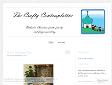 Tablet Screenshot of craftycontemplative.com